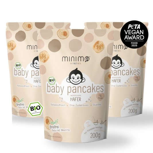 Minimo Bio baby pancakes – Hafer • Pur 3er Pack