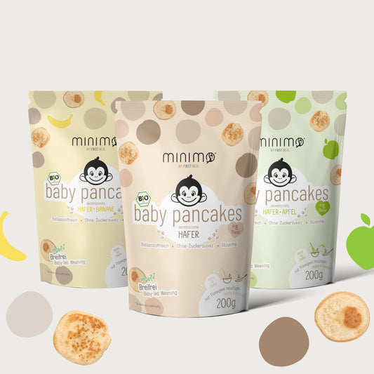 Minimo Bio baby pancakes - Kombipaket Single