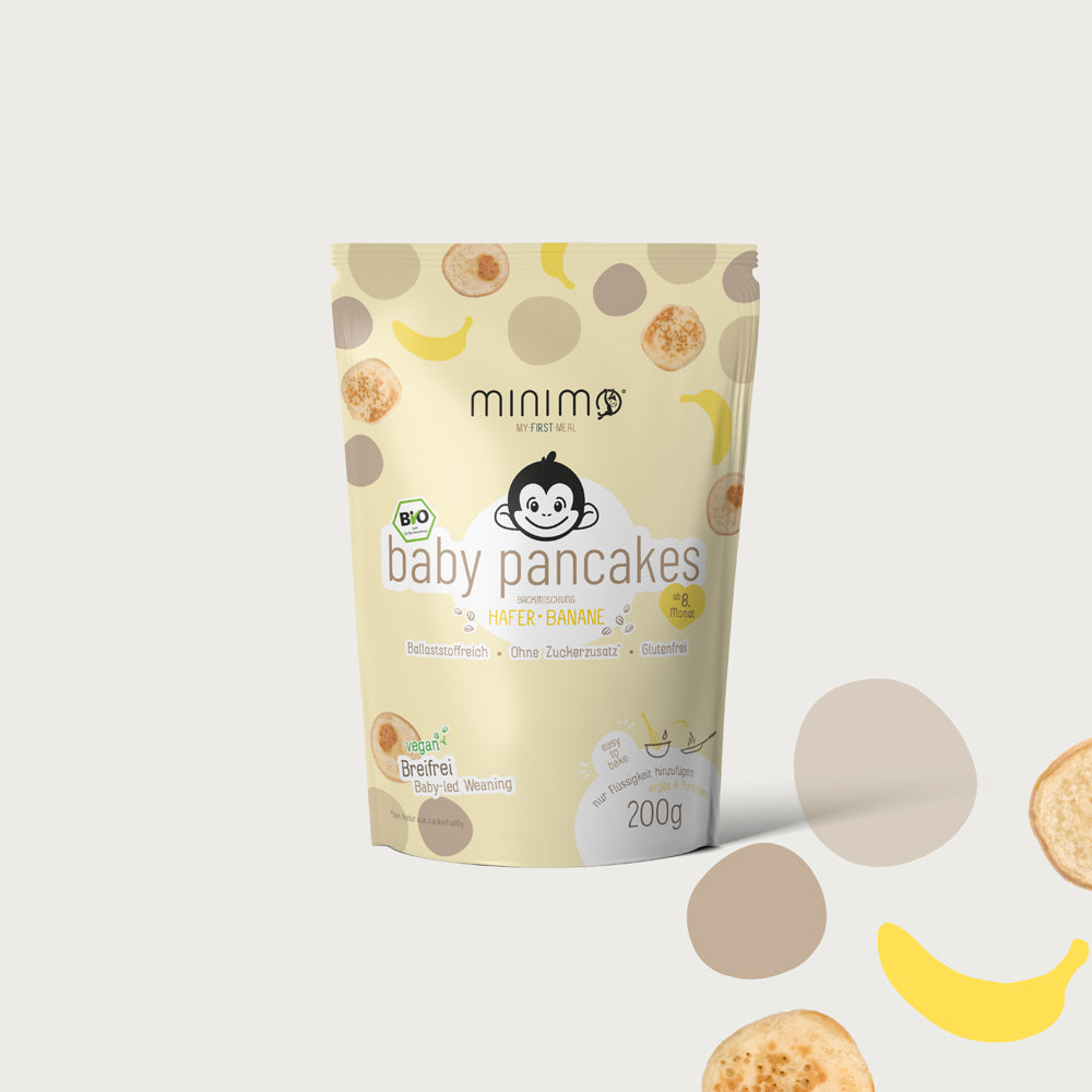 Minimo Bio baby pancakes – Hafer • Banane