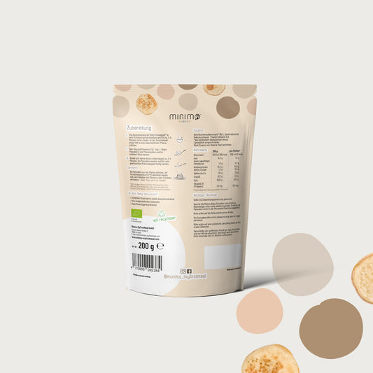 Minimo Bio baby pancakes – Hafer