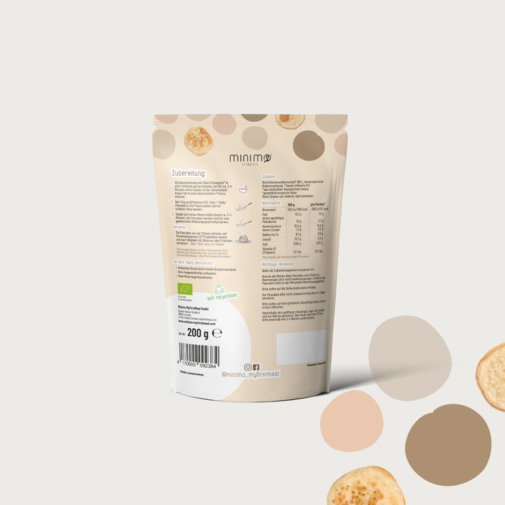 Minimo Bio baby pancakes – Kombipaket